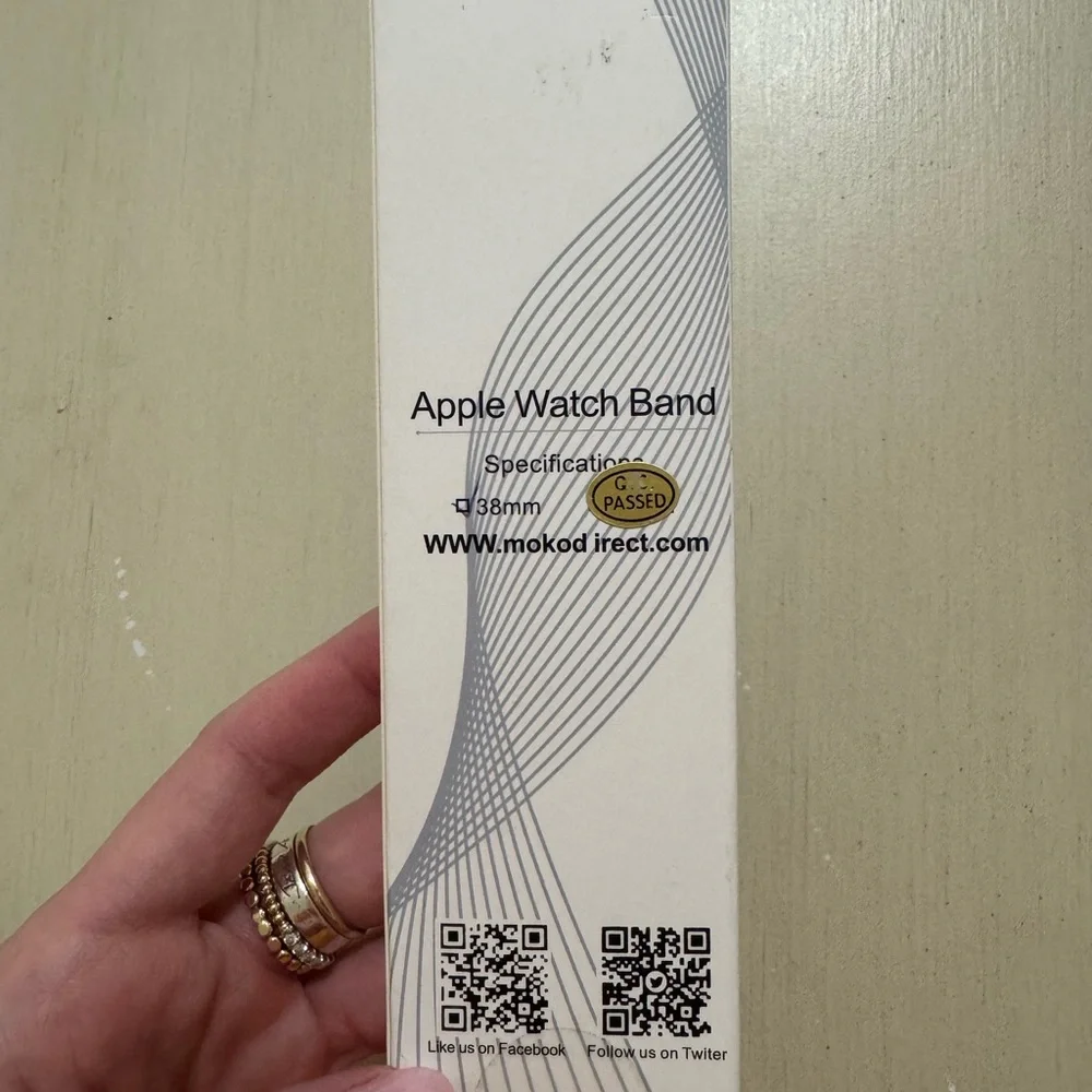 Apple Watch Band Set 38MM Midnight Blue Silicone